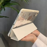 Cute Puppy Illust Y-Cover Transparent iPad Case