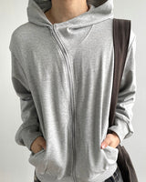 Geo Curve Hoodie Zip-up