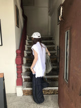 moshi summer denim wide pants