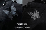 Butterfly-printed Short-Sleeved T-shirt / D747406118682 