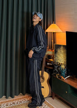 Side-stripe track jacket 3COLOR