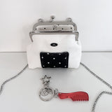 おにぎりフレームミニバッグ (handmade bag)
