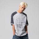 XTT138 Kate Fading Raglan T-Shirt (GRAY)