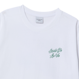 25SS アウトラインスクリプトロゴ半袖Tシャツ ホワイト