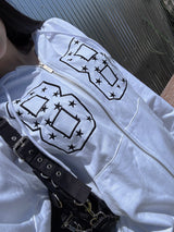 flag star hoodie zip-up(3 color)