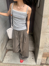 Lanie Summer Wide String Cotton Banding Pants