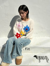 FLARED BOOTCUT DENIM PANTS code 23005