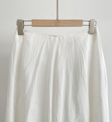 Reshu Wrinkle Flare Long Skirt