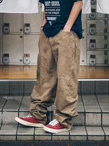 CARPENTER LOOSEFIT HEAVY TWILL PANTS BROWN