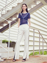 [LINE] Pipping Layered T-shirt