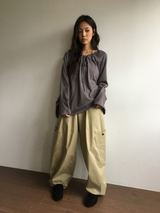 ヘマ アイレット シャーリング Tシャツ(2color)