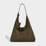 Autumn Winter Faux Leather Soft Tote Shoulder Bag