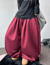 コティフリースラインドバルーンピンタックロングパンツ ❤️🖤5 COLOR