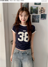 38 スリム半袖Tシャツ (4color)