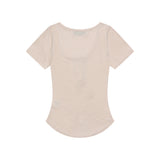 HARING SIGNATURE LOGO SNAP BUTTON U-NECK HALF T (3COLOR)