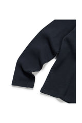 SIGNATURE LOGO WAFFLE L/S TEE (NAVY)