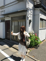 lace flower sleeve