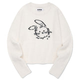 WITTY BUNNY JACQUARD KNIT [IVORY]