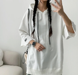 Rens over hooded short-sleeved T-shirt (3 colors)