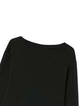 レース テープ ロング スリーブ ブラック