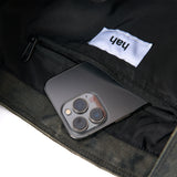 [Ham Junsoo Collaboration] HH ウォッシュドナイロンベルト付きバッグ (Denim Grey)