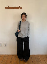 Bokan Stripe Round Long Sleeve Tee
