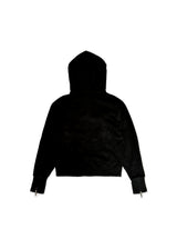 Zip Up Hoodie in Black