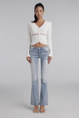 Sugarmist Lace Cardigan, White