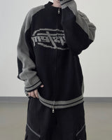 Corel Two-Way Raglan Knit Zip-Up