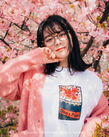 ヤヨイサクラショートスリーブTシャツ ホワイト / 白TEE