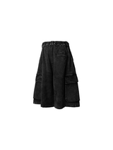 (cont'd) デタッチャブルスクエアスカーフプリーツデニムパンツ