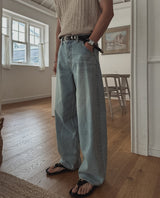 Ice Curved Wide Denim