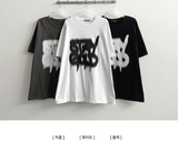 ミーンスプレイオーバーフィットショートスリーブTシャツ