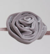 Rose Velvet Belt (Gray)