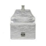 Modic Buckle 3 Layer Accordion Card Wallet Silver