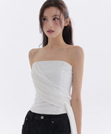 MUSE CHIFFON DRAPE TOP_TT6S210IV