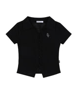 [NF] TILDA WAVE CROP SHIRTS_(BLACK)_F24QB356