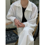 [S/S] フローラルシースルージャケット(2color)