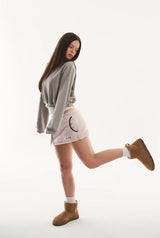 Mix logo sweatshirt - gray