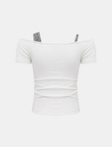 Neria Cutout Layered Tee
