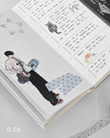 PET Silver Foil Borderline Kiss Cut Tape