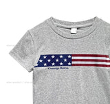 ミゴヴィンテージスター&ストライプクロップ半袖Tシャツ