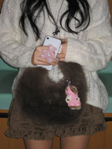 [Formica] *Glitter* Pinky Bear button tok, Basic