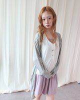 MORE BUTTON SLUB CAMI