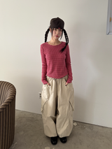 バルーンカーゴバンディングパンツ