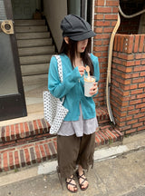 Rimoha Summer Hood Knit Zip-Up