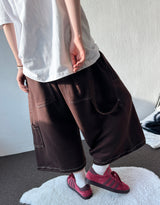 Ski Stitch Detail Carpenter Bermuda Shorts 5color
