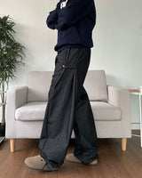 Side Snap Denim Pants