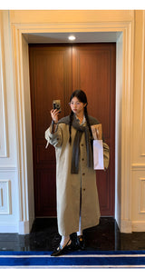 London Basic Oversized-Fit Trench Coat