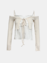 Ruby Frilled Sleeveless & Cardigan Set